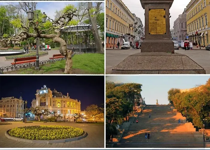 в центрі одеси біля дерибасівської вулиці та оперного театру Grotess Apartment Odesa